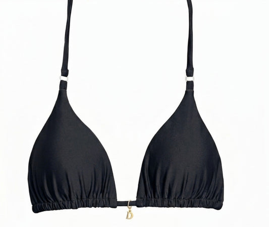 July - Black Triangle Bikini Top